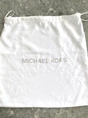 Michael Kors Dust Bag Drawstring Travel Case White